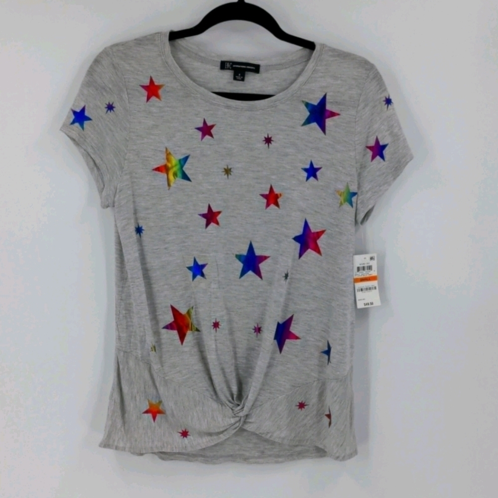 NWT INC INTERNATIONAL CONCEPTS Knotted Star Tee